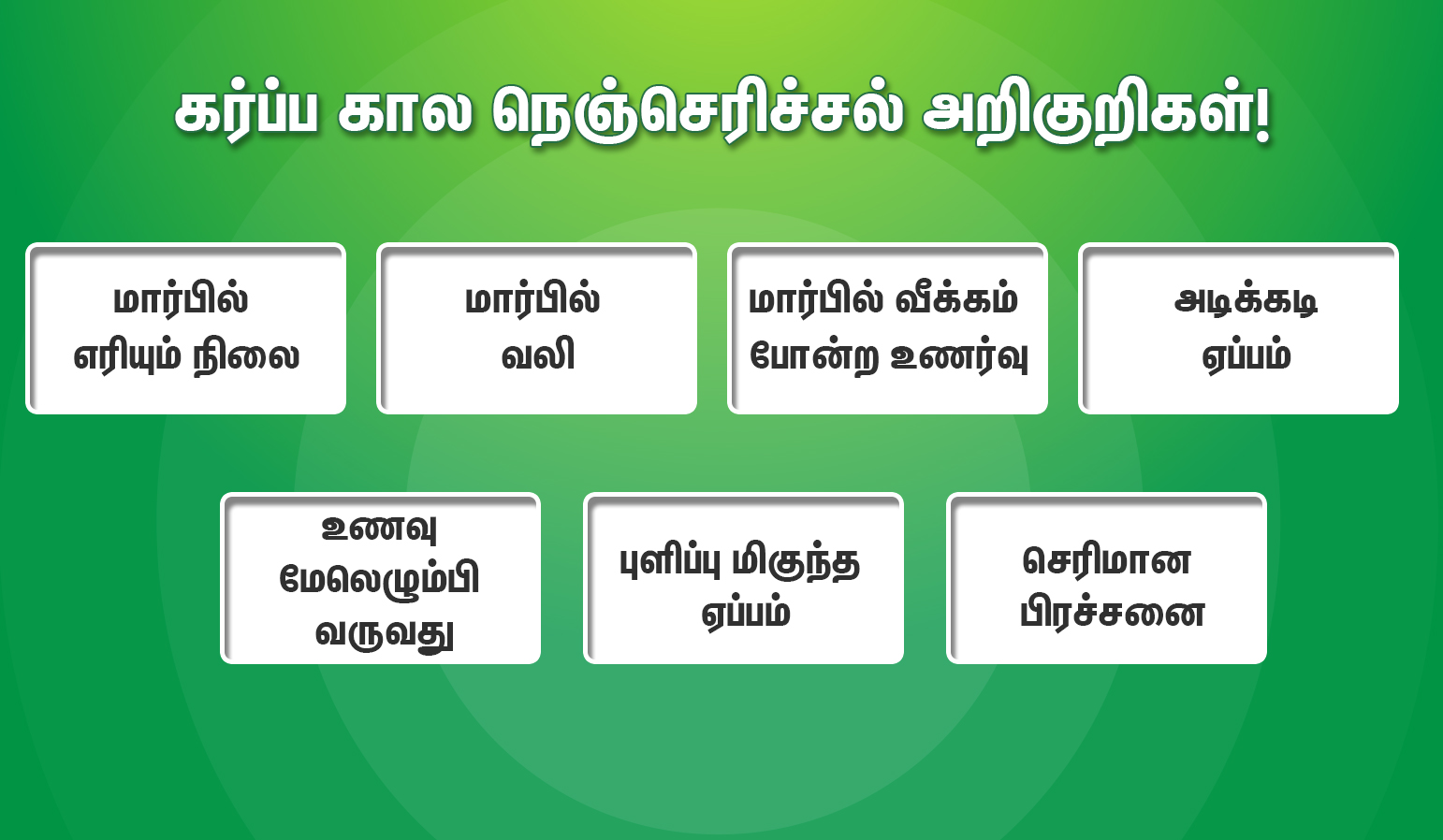 Heartburn During Pregnancy in Tamil