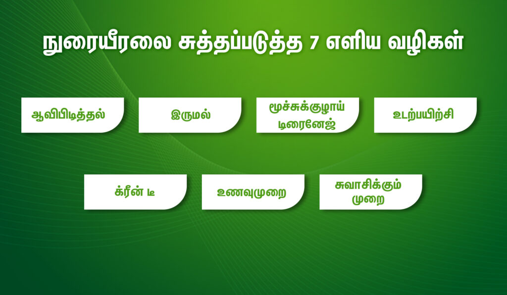 Tips to Clean Your Lungs in Tamil